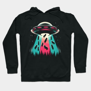 UFO Capturing Guinea Pigs Hoodie